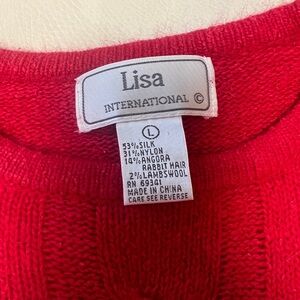 Natural fibers Red Women's Sweater